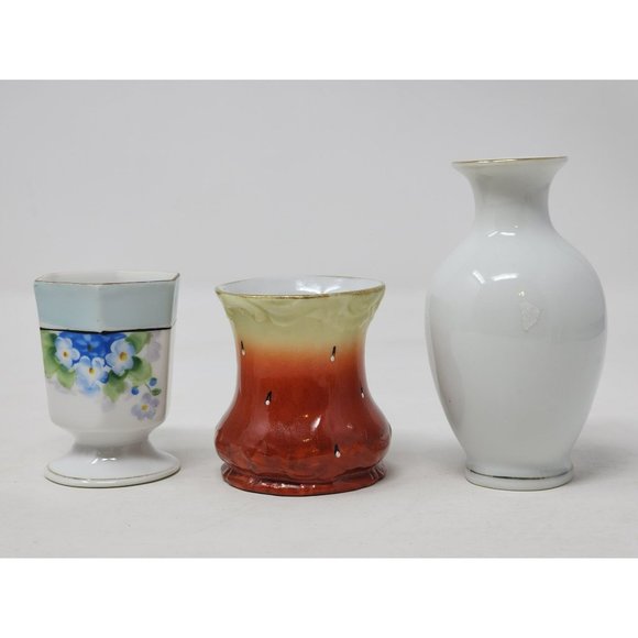Lot Of 3 Vintage 1Noritake 1Import, 1China Mini Vases‎ Flowers Oskarshamn - Picture 4 of 16